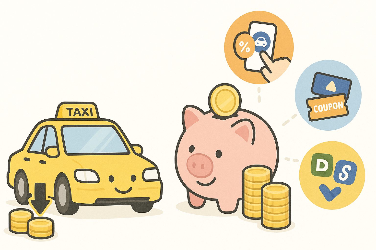 GOタクシーの迎車料金が高いと思う人の節約術