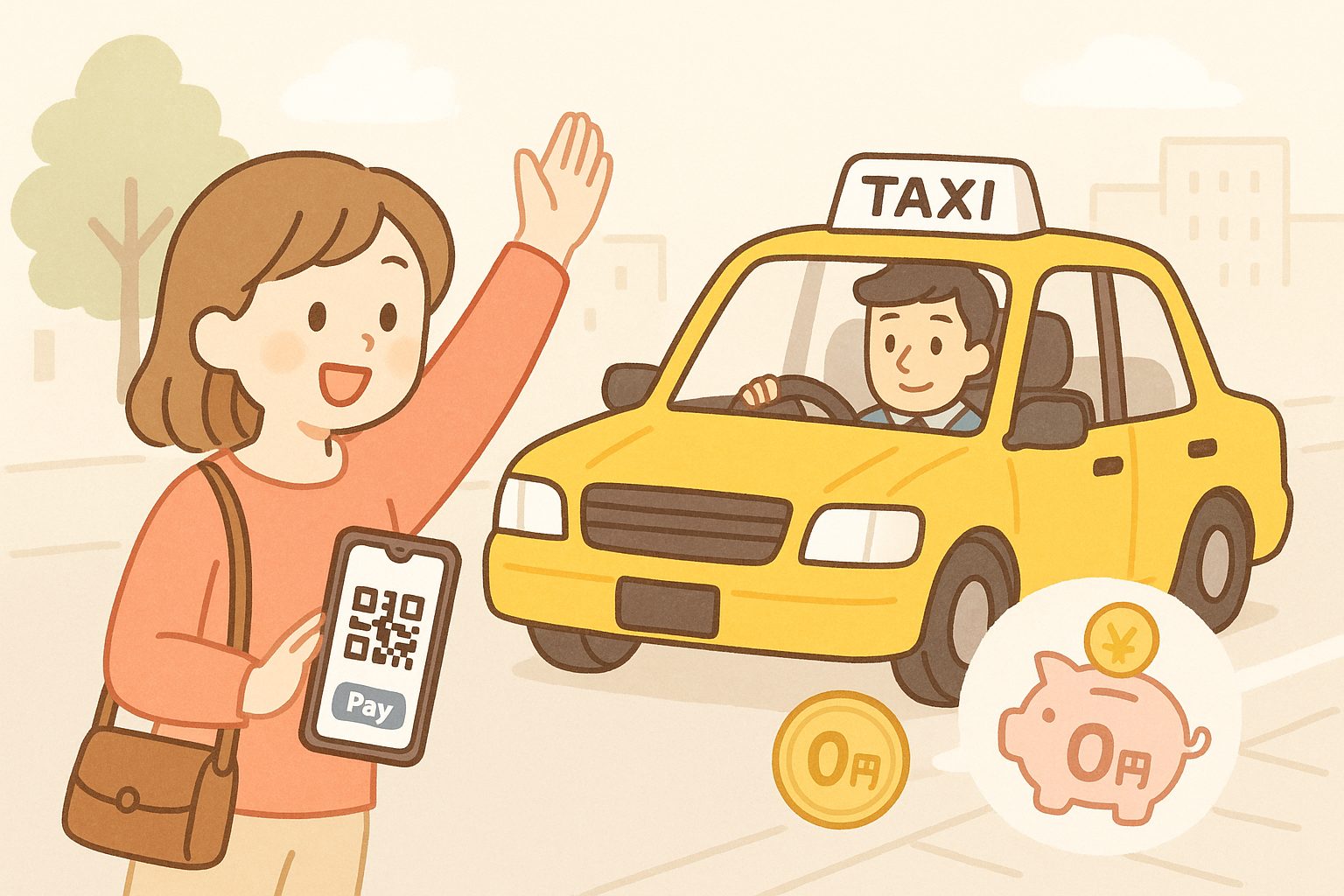 手配料金ゼロ！流し＋GO Pay裏ワザ