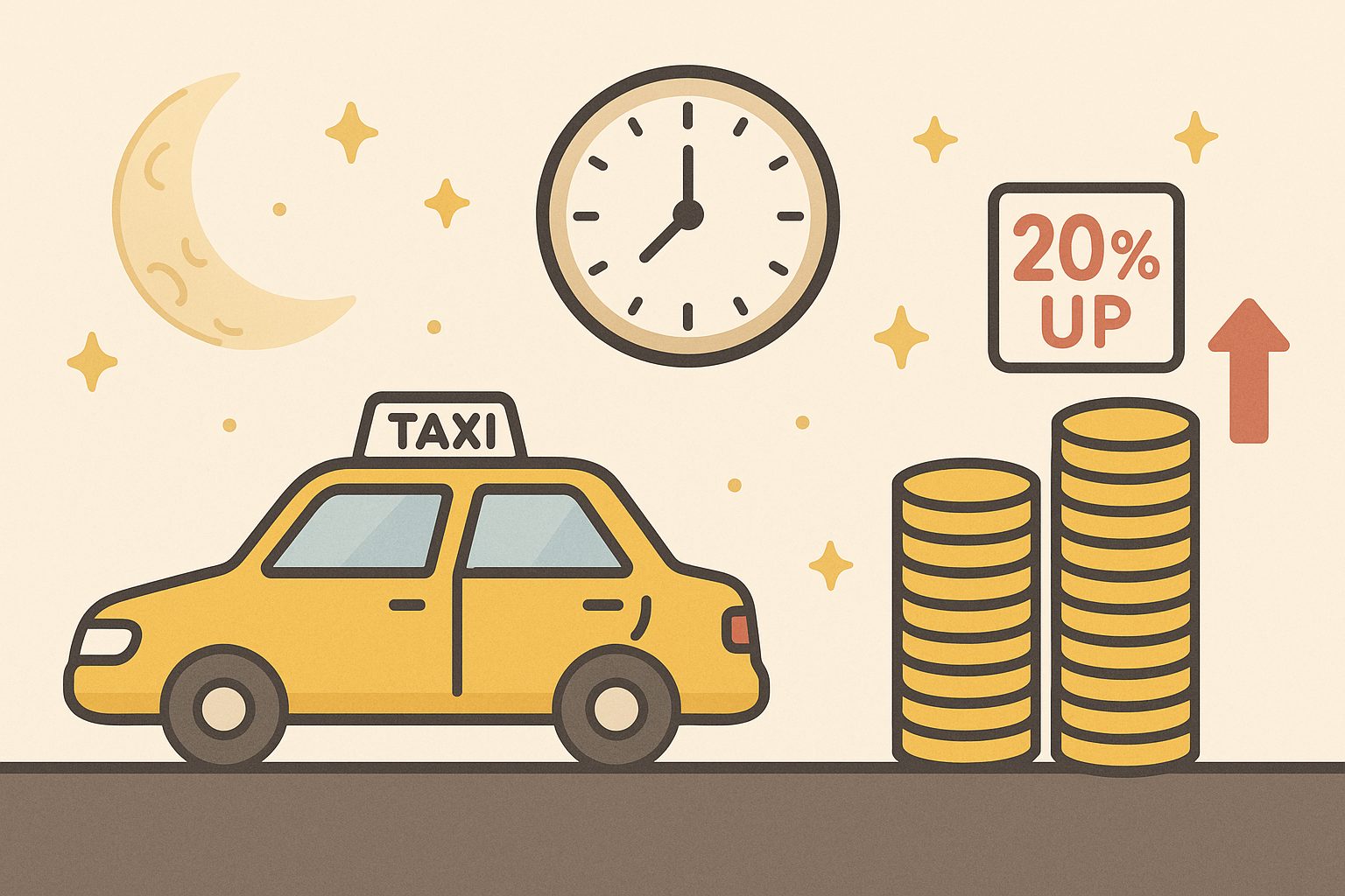 深夜割増と料金計算の落とし穴