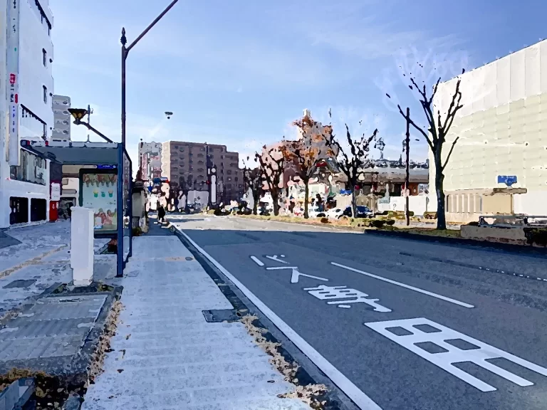 バス専用レーンを左折する時の注意点、どこから合流するのか？