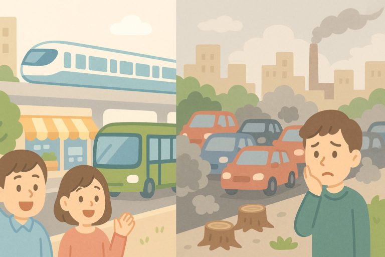 交通網の発達にはどんなメリット・デメリットがあるのか？