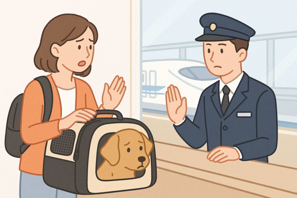 もし新幹線で犬を断られたときの行動マニュアル