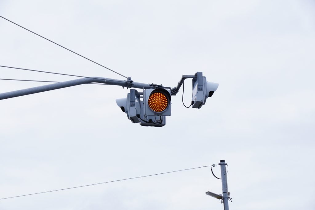 黄色の点滅とは？