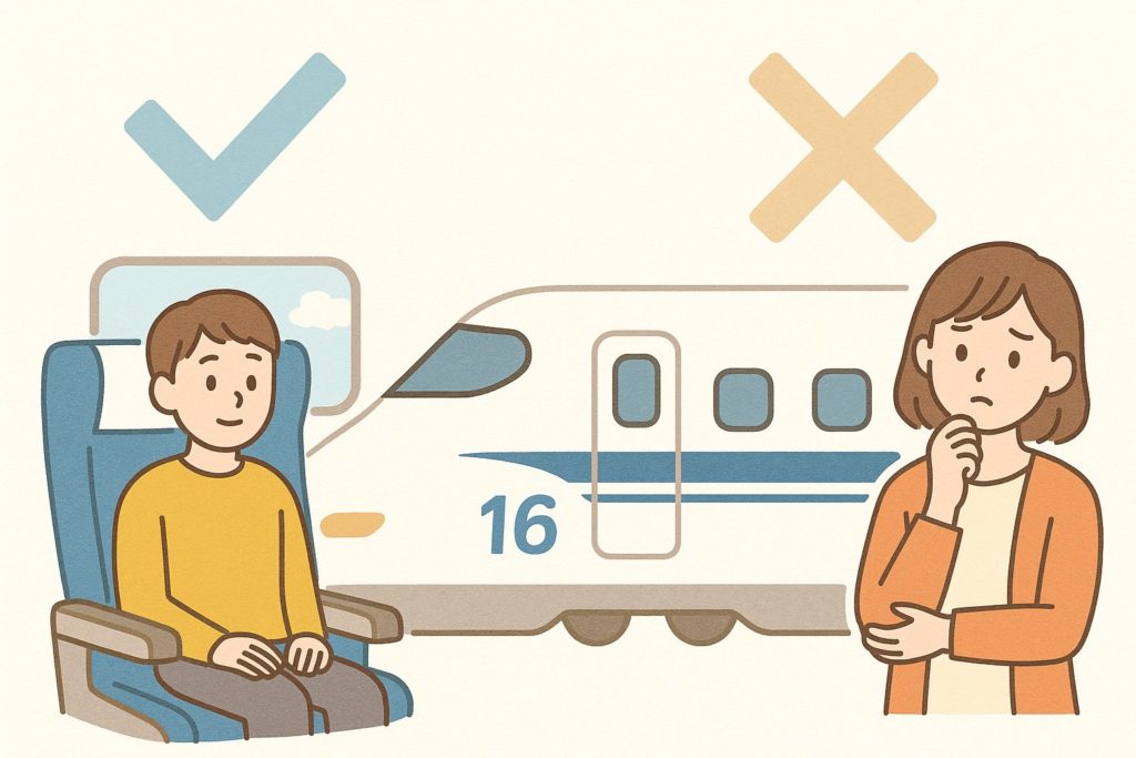 メリット・デメリットで比較【新幹線の16号車はなぜ空いてるのか】