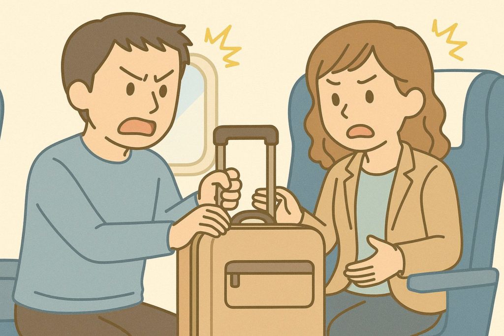 新幹線で荷物が持ち上げられない方へのトラブル