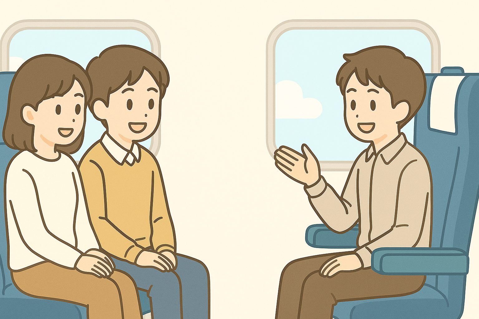 新幹線の座席を向かい合わせるメリット