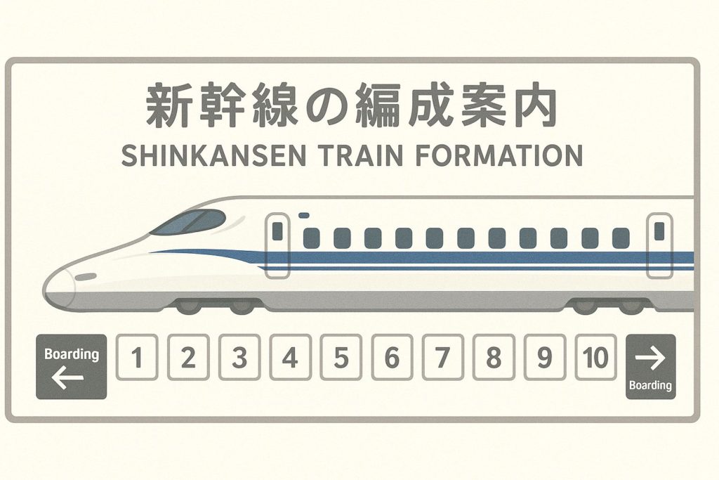 新幹線の編成案内