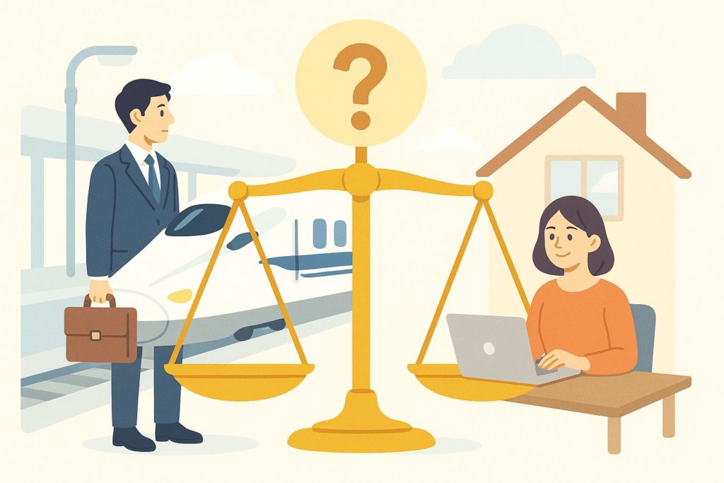 新幹線通勤は迷惑？メリット・限界時間と選択肢