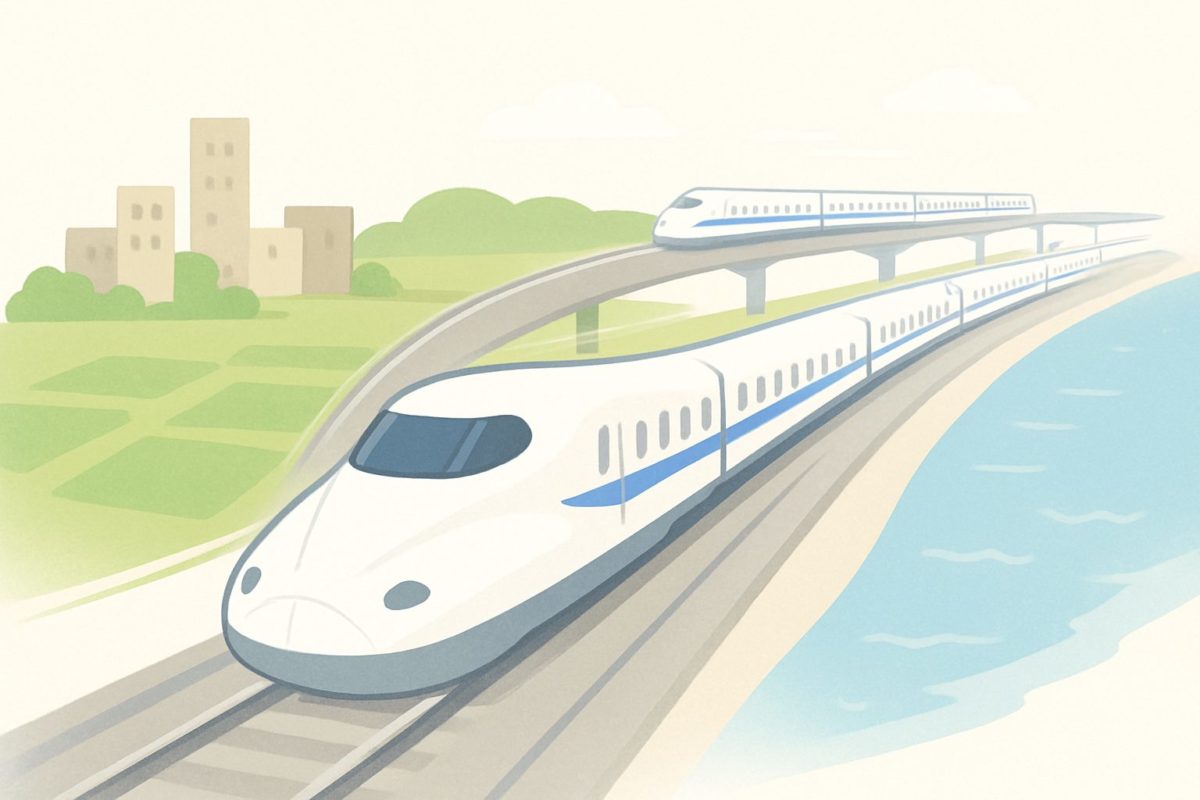 東海道新幹線の最高速度と区間について
