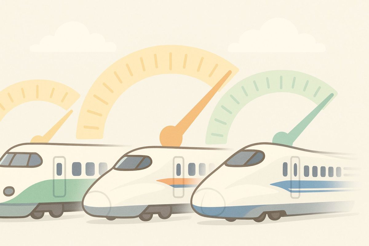 東海道新幹線の速度区間と「平均速度ランキング」—他路線・九州新幹線との比較