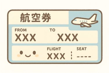 航空券のイメージ