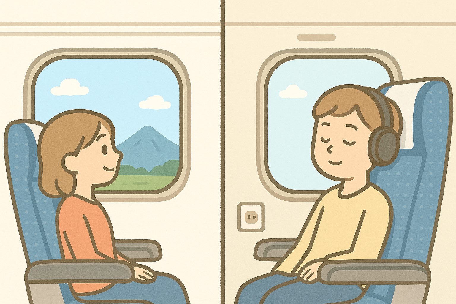 A席とE席はどっち：景色・静音性・装備で比較