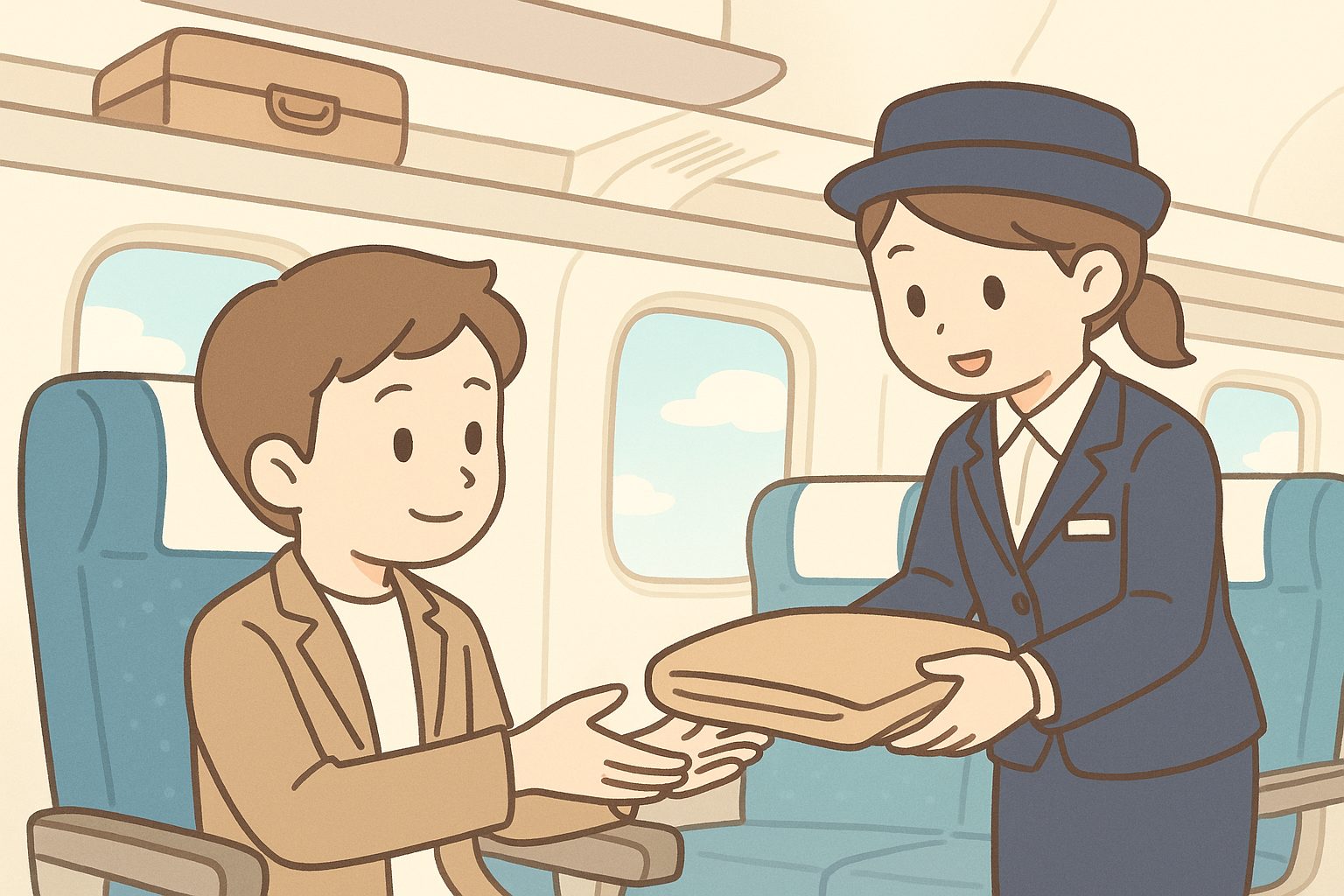 まとめ・新幹線でブランケットを借りる