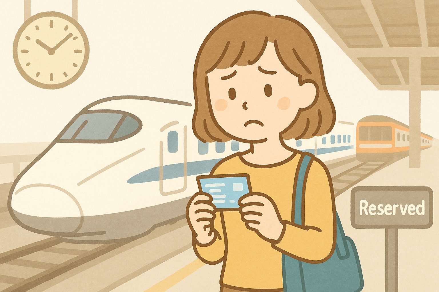 指定席は遅れてもキープ？