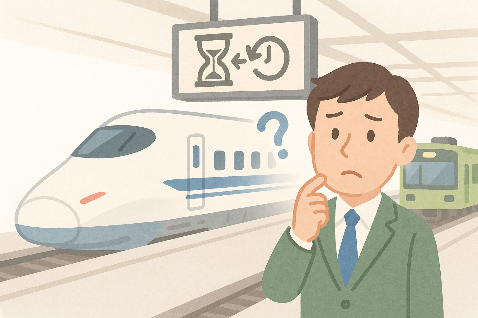 新幹線が遅延しても乗り換えは待ってくれる