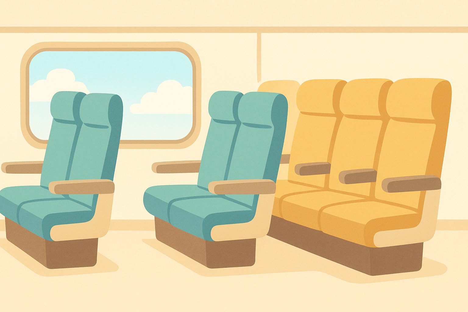 新幹線のABCDE座席の基本