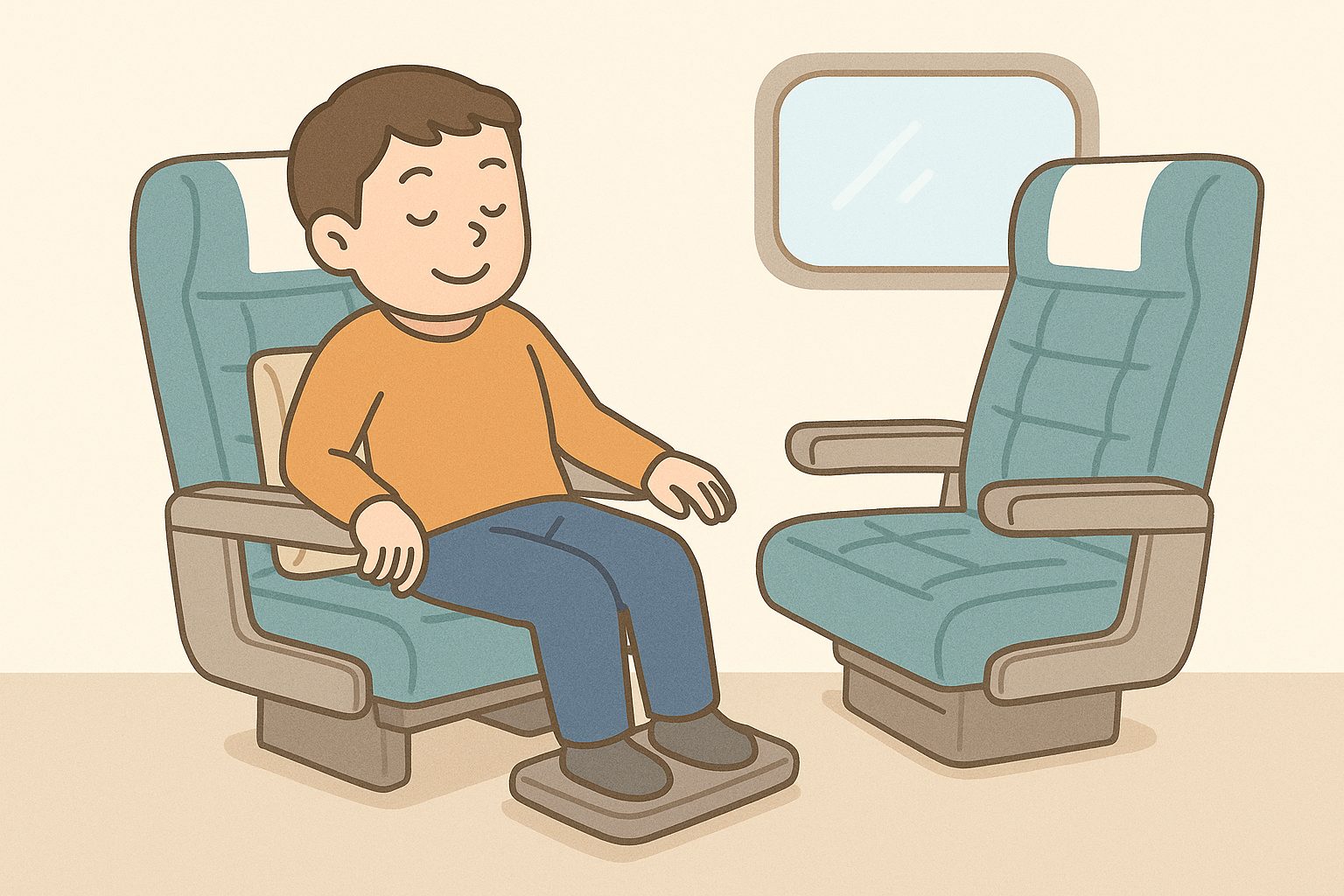 疲れない座席のポジション術