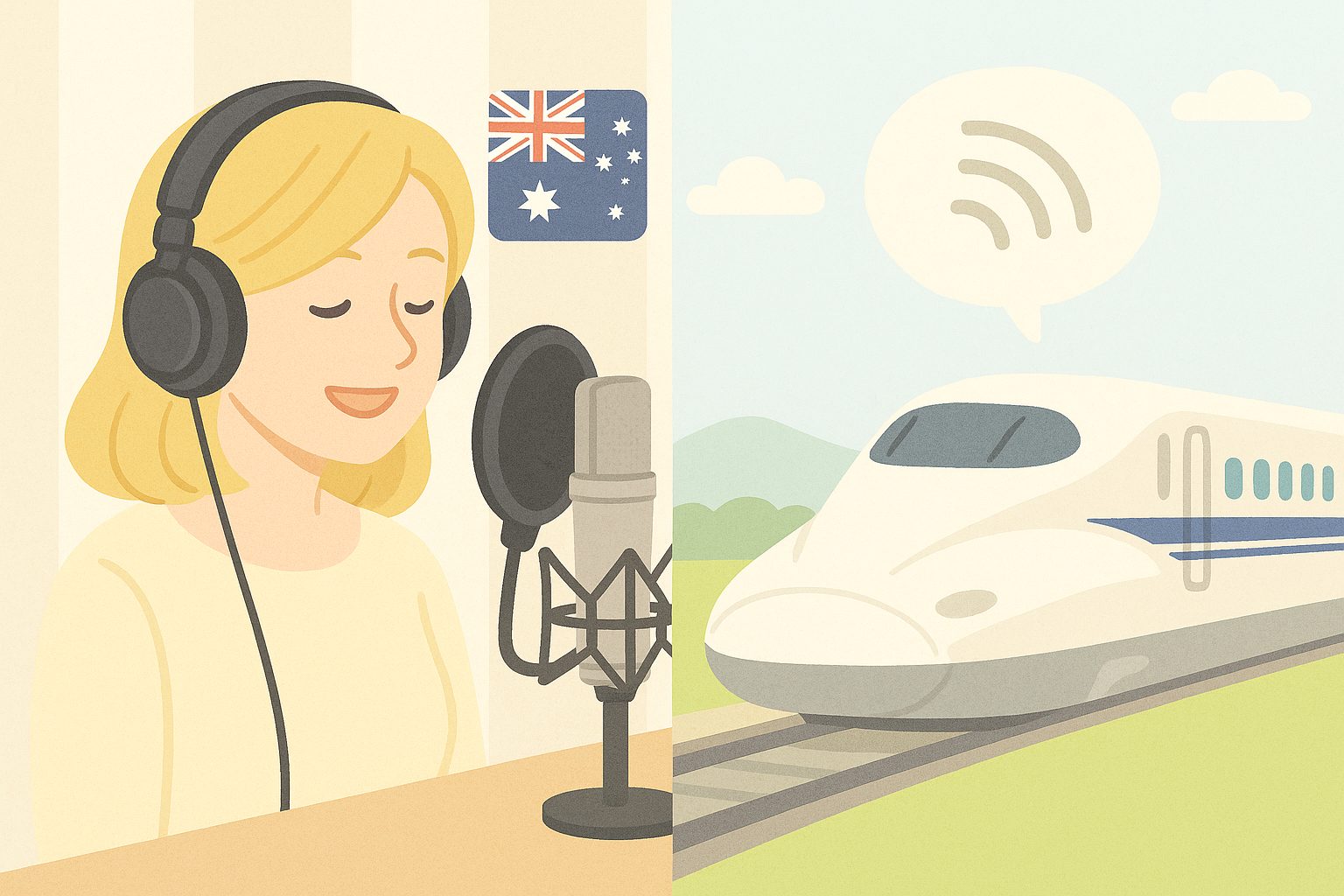 補足：英語放送はドナ・バークさん