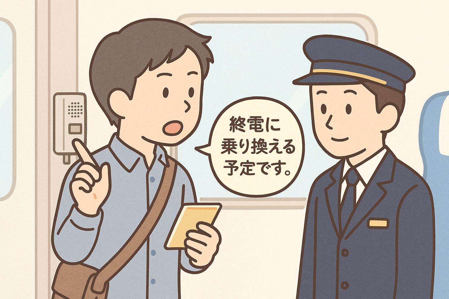 車掌への伝え方・一言メモ